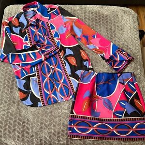 Zara Shirt and Skirt